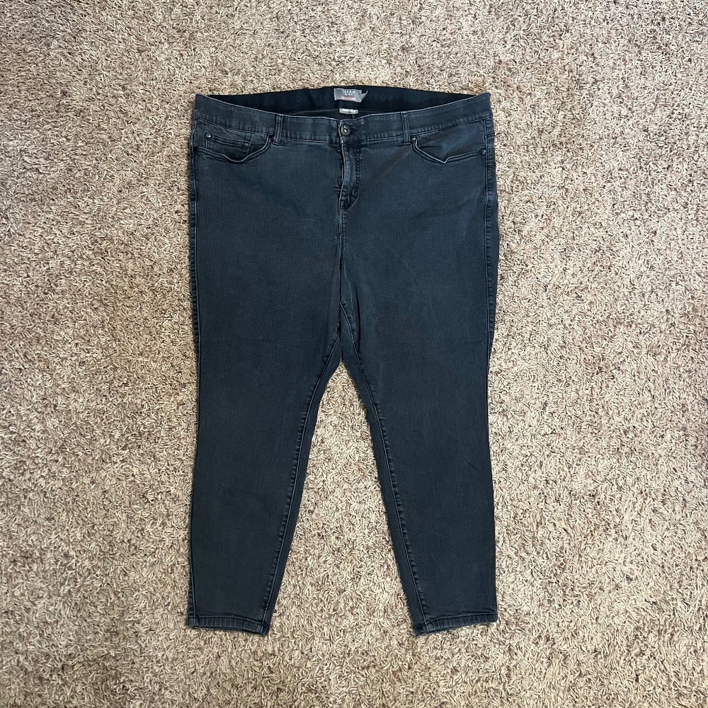 Torrid Bombshell Skinny Jeans 26R Black Premium Stretch High Rise Curvy Fit